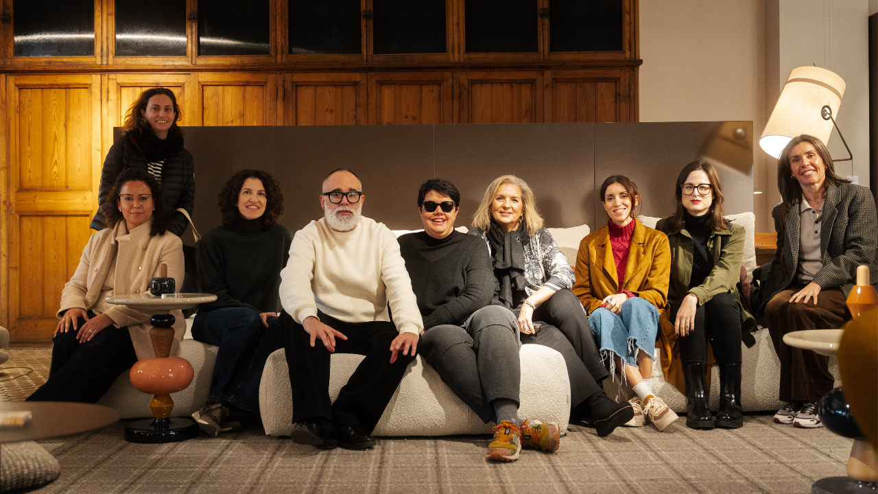Estudio de Marta de la Rica durante el evento exclusivo del Club Premium IDE, interioristas y arquitectos aprendiendo de un referente del diseño de interiores